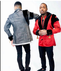 Majesty 22 Red Fur Jacket