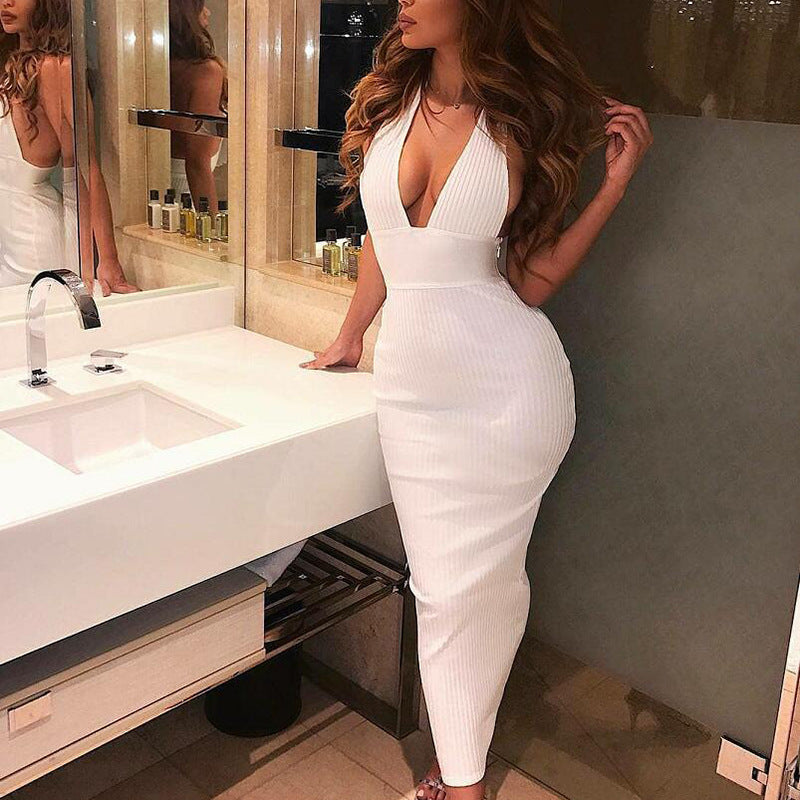 Backless Elegant bodycon Pencil Dress